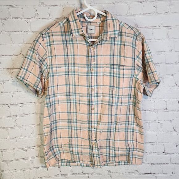Men's ROWM button-down shirt, size Medium - Picture 1 of 4